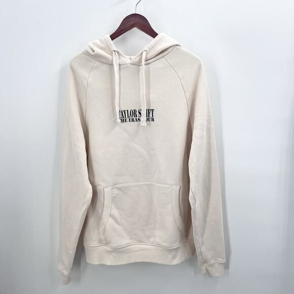 Taylor Swift The Eras Tour Merch Cream Hoodie Sweatshirt Size Medium - Picture 5 of 8